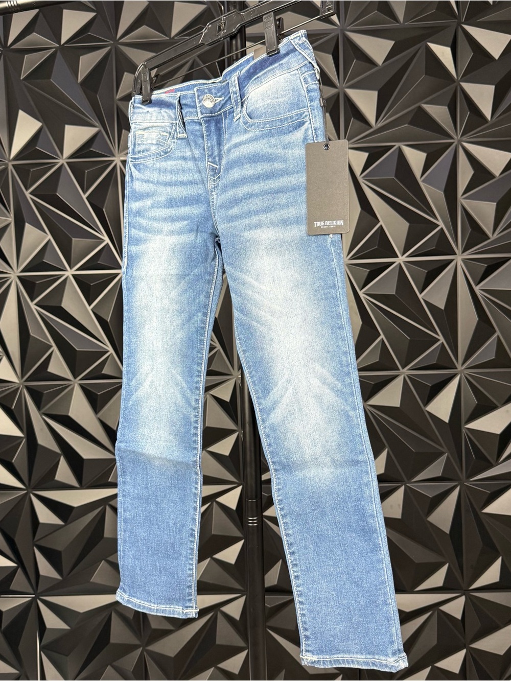 NWT True Religion Boys Rocco Skinny Jeans Size 7